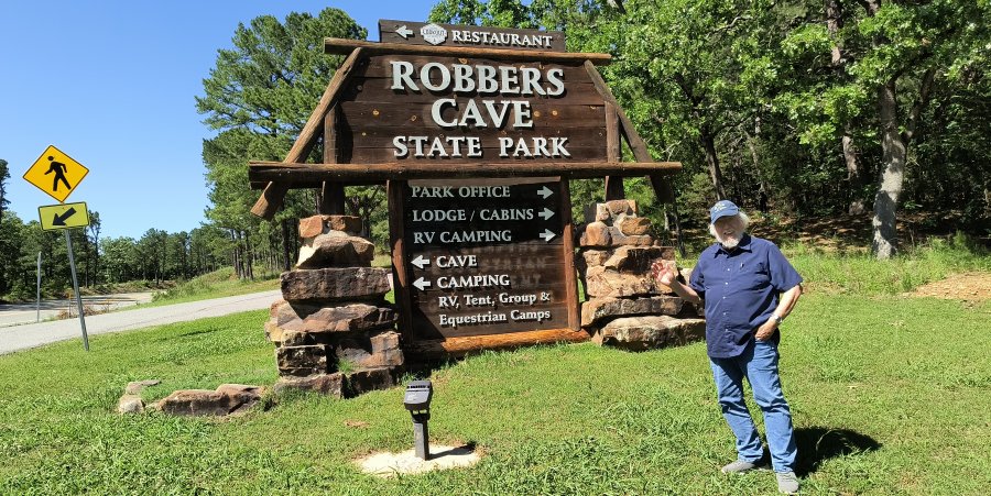 Steve at Robbers Cave State Park